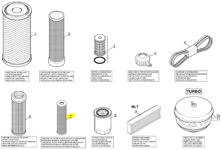 60209620KAT.webp Filtr oleju hydraulicznego - obrazek 1